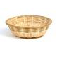 Round Bamboo Bunbowl Basket W/O Handles - 9"x3"